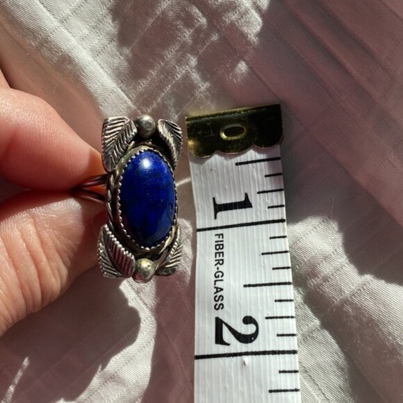 sterling lapis ring - Picture 15 of 15
